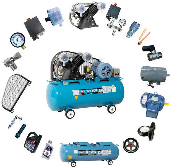 서원 3마력 콤프레샤 압력게이지 부품 부속 자가 셀프 수리, 1개
