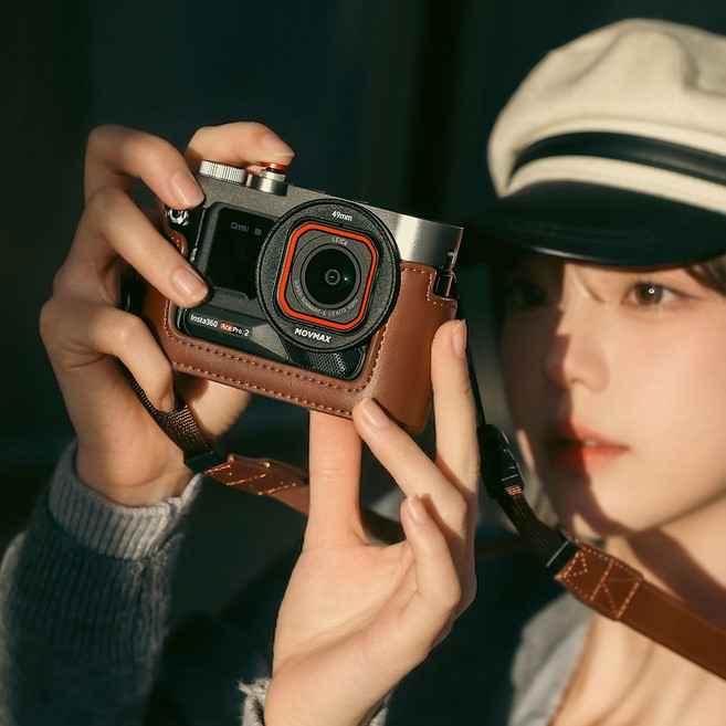 인스타360 Ace Pro 2 케이스 액션캠 스트랩 빈티지 케이지 오즈모 액션 6 5, 1개, Insta360 Ace Pro2