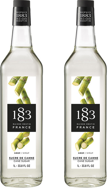 1883루틴 케인 슈가 시럽, 2개, 1L