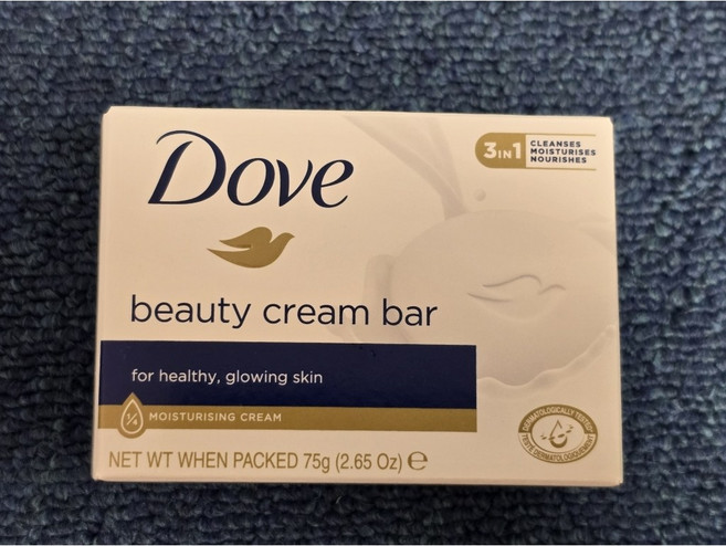 도브 뷰티 크림 바 비누, 75g, 2개
