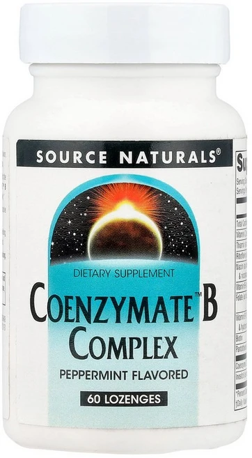 Source Naturals Coenzymated™ B 복합체 페퍼민트 사탕 정제 60정 Naturals (소스 내추럴스), 60 개, 1 - 쿠팡