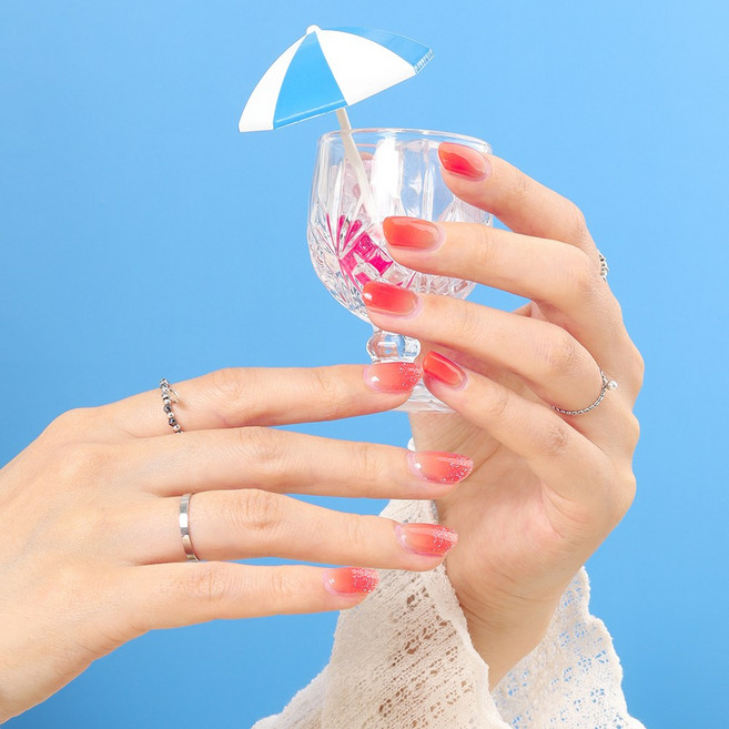 샤인비 멀티 큐어링 젤 스트립스 18p 세트 햇빛에 구워도 되는 멀티 큐어링 젤 스티커, 1개, 69649 러빙 소다