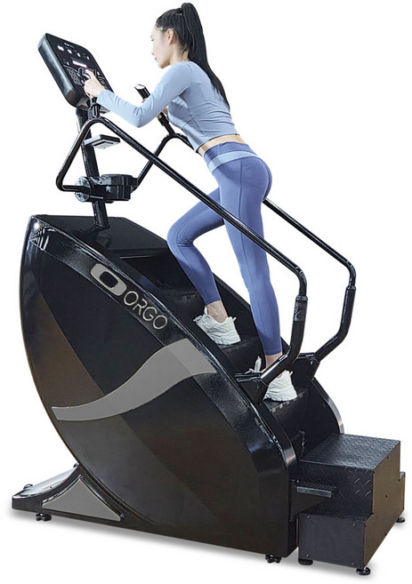 오르고 마스터 헬스장 클럽용 천국의계단 ORGO MASTER 스텝밀, 블랙