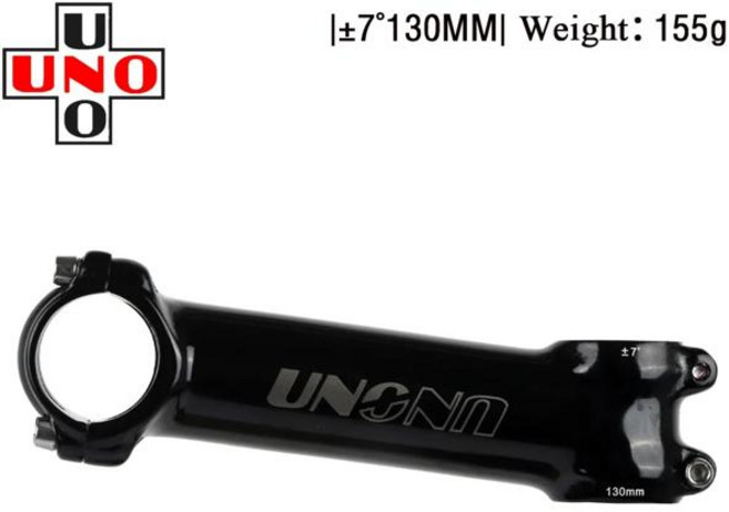 UNO 줄기 7 17도 MTB 도로 자전거 줄기 포크 28.6 31.8mm 60708090100110120130mm 자전거 킹 Kalloy, [13] 7 Degree 130mm, 1개