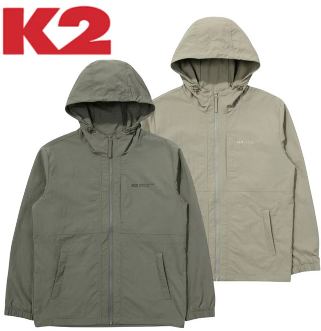 [매장발송] K2 남성 바람막이 등산 캐쥬얼 러닝 간절기 방풍 자켓