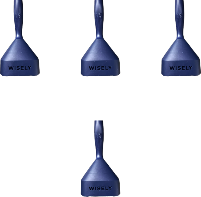 와이즐 5중날 면도기 PRO 미드나이트 네이비 4개 [구성 및 상세페이지 확인] 샘플증정, 1개입