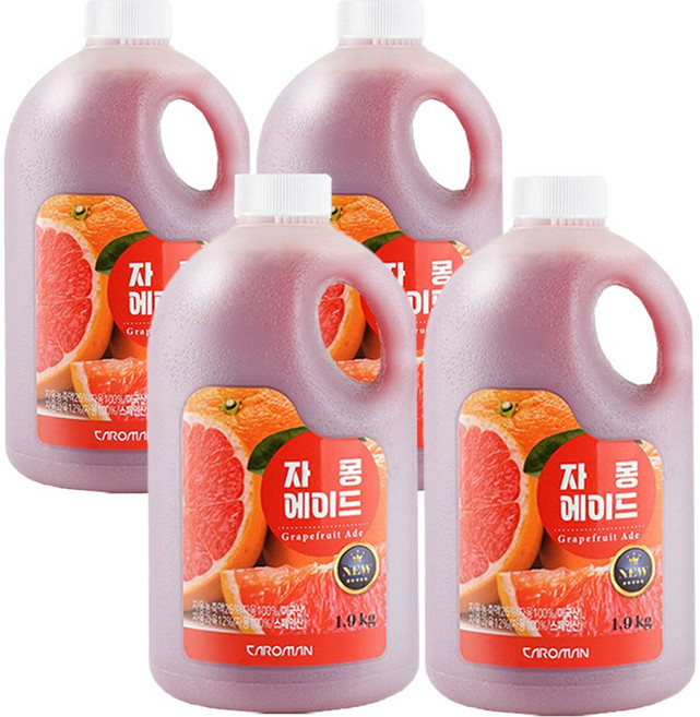 까로망 자몽 에이드 1.9kg, 4개