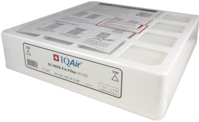 IQAir GC Multigas Dental Series用 高效過濾 延長壽命 專業牙科適用, 1個, GC HEPA H11 前置濾網, GC HEPA H11 前置濾網