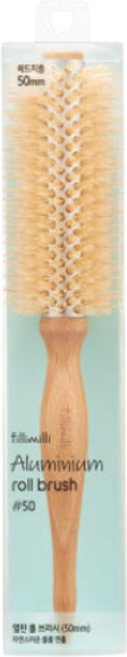 필리밀리 열판 롤브러시 (50mm), 1개, 우드