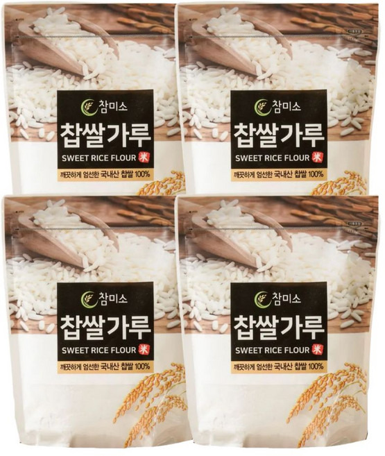 참미소 국산 찹쌀가루 100% 국내산 김장재료 이유식 호박죽 버터떡 만들기 재료 건식, 1개, 2kg