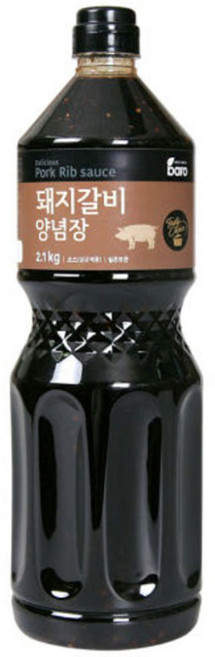 바로 돼지갈비 양념장 갈비찜 등갈비 폭립 만능 고기 간장 양념 소스, 2.1kg, 1개