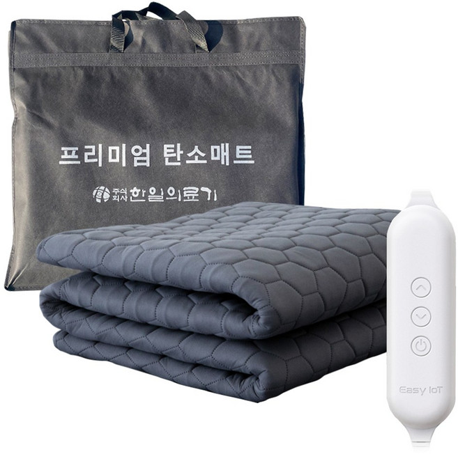[wifi 휴대폰연동] 한일의료기 탄소매트 iot 전기장판 분리난방 카본매트, 더블 150X200cm