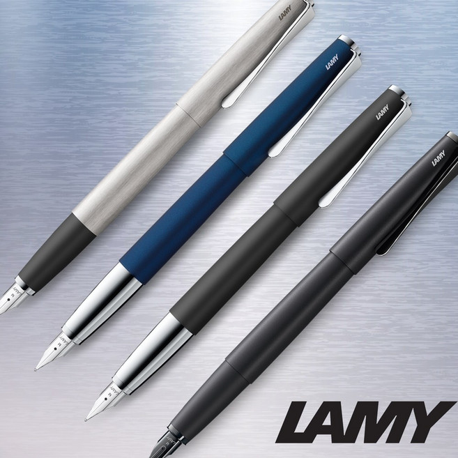 라미 스튜디오 만년필 한정판, 각인없음, 블랙, EF