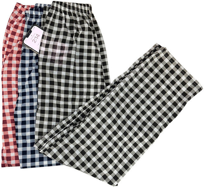 커플 남여공용 잠옷바지 주머니 파자마 면 수면바지 홈웨어