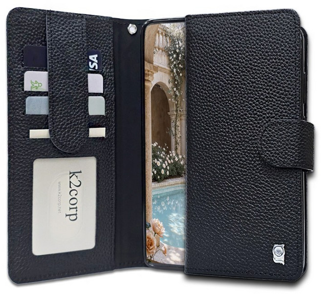 카투소 오플 소가죽 카드수납 전자파차단 핸드폰 케이스