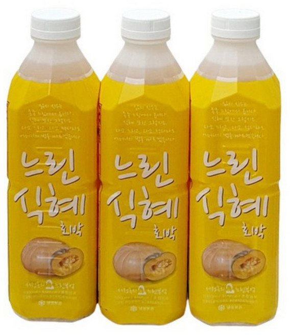 서정옥의 느린부엌 느린호박식혜 감주 수제 전통 잔치집 단호박 식혜, 1L, 3개