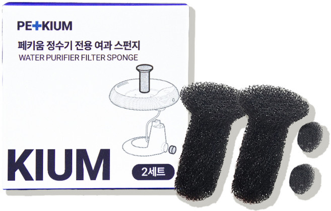 페키움 여과스펀지 2개입 필터, 2박스