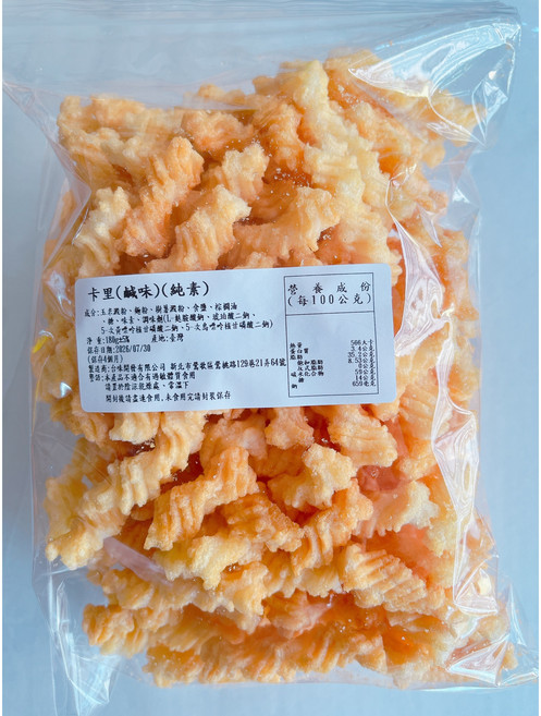 台味開發 卡里卡里 懷舊零食 200g, 1個, 180g