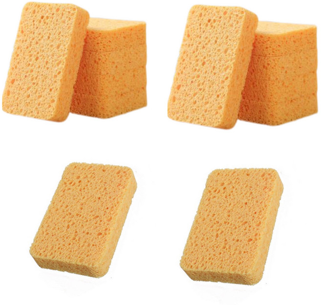 케이엠 주방 스펀지 무흠집 수세미, 12개