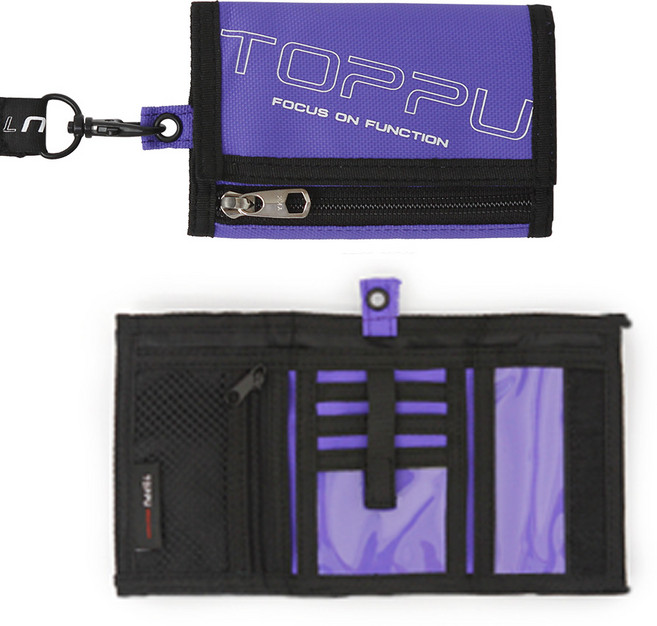 벨크로 3단 목걸이 지갑 카드 스포츠 캐쥬얼 학생 청소년 교통카드 휴대용 찍찍이 윌렛 810a