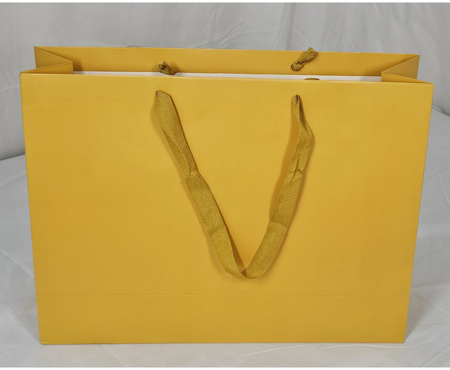 호야몰 무광코팅종이쇼핑백 두꺼운(230g) 다양한 색상 주문제작/인쇄가능 선물용, 50개, 골드(황금색)