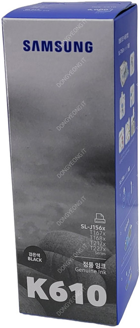 SL-T1673FW 정품 삼성 잉크 검정, 1개, 기본