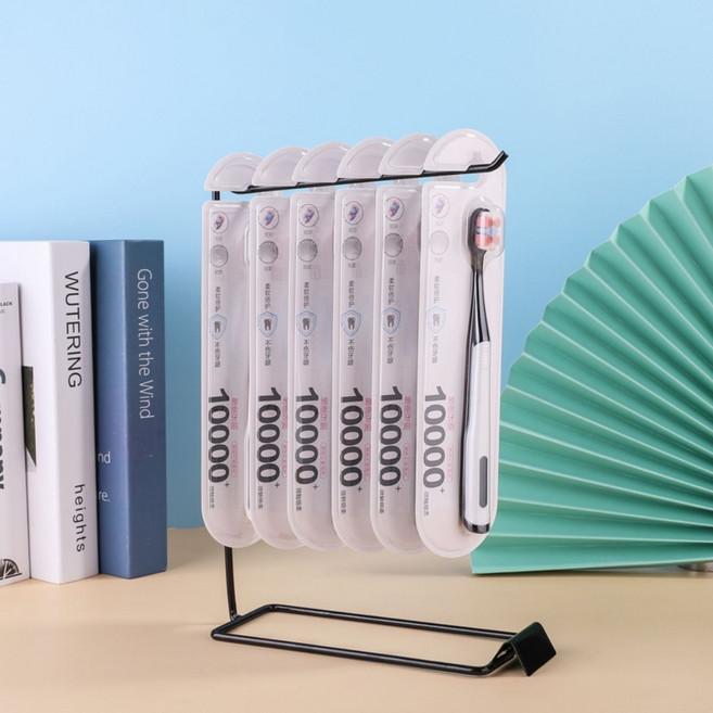 칫솔 열쇠 양말 정리대 스탠드 거치대 토삭스 머리띠 키링 매장 선반, 04.블랙 3단(22x19x20cm), 1개