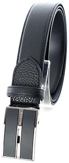 듀퐁 TE4SMBTAB124TBK 브로이어 블루 빅사이즈자동 벨트 블랙