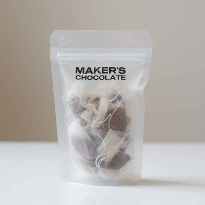 메이커스초콜릿 싱글오리진 카카오차 티백 침출차 발렌타인데이 선물 답례품, 2개, 20개입, 2g