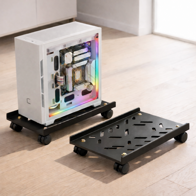 에브리픽 이동식 통풍 컴퓨터 본체 받침대, 1개