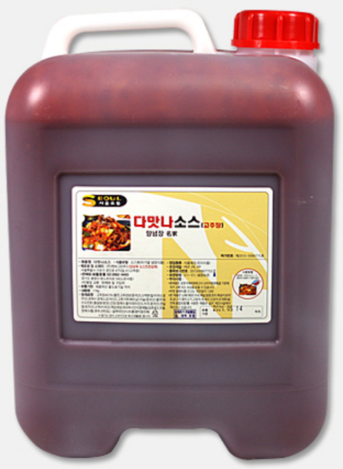 고추장 주물럭 추장 소스 17kg 다맛나, 17L, 1개