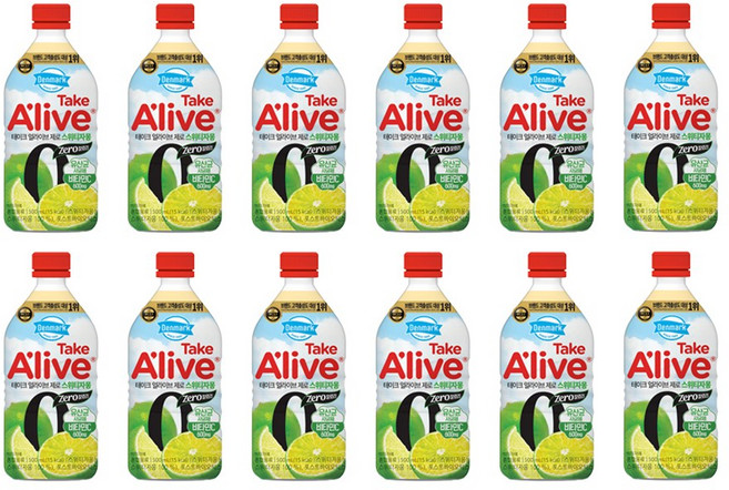동원 덴마크 얼라이브 스위티자몽 제로, 500ml, 12개