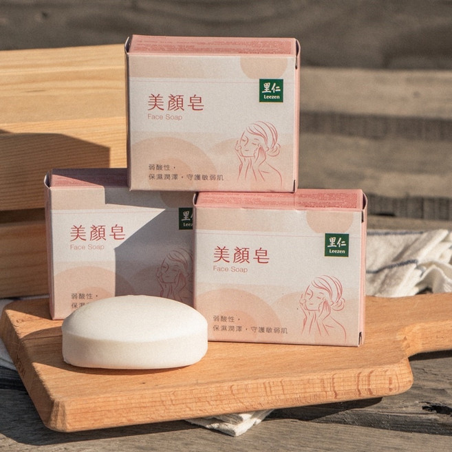 里仁 美顏皂 敏感肌適用 弱酸性保濕, 1個