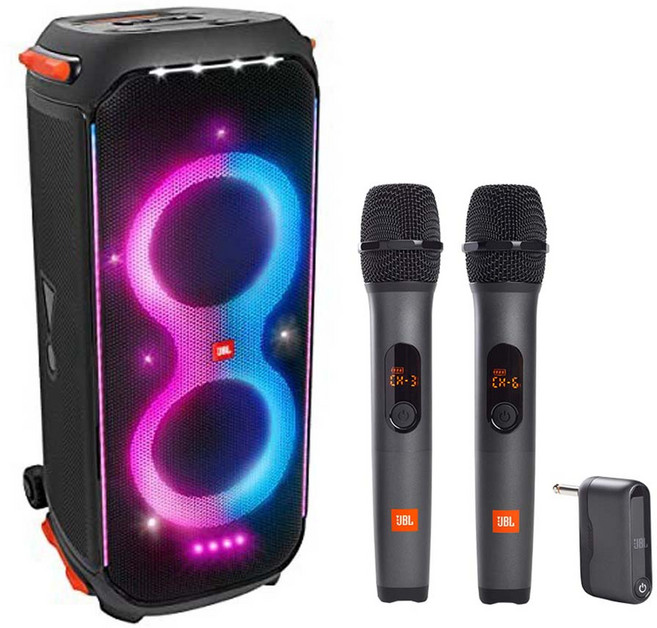 JBL PARTYBOX710 제이비엘 파티박스710 블루투스 스피커 + AS3 2채널 무선마이크 포함