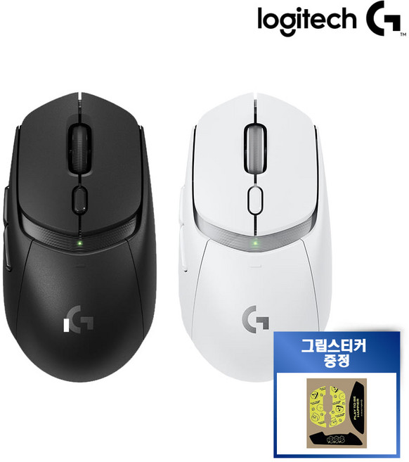 로지텍 게이밍 무선 마우스 G309, G309/910-007210, 화이트 + 오롤리데이 그립스티커