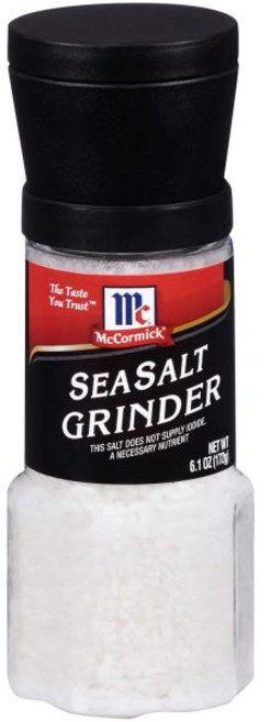 맥코믹 바다 소금 그라인더 212온스, 6.1 Ounce (Pack of 1)_Sea Salt, 1개, 170g