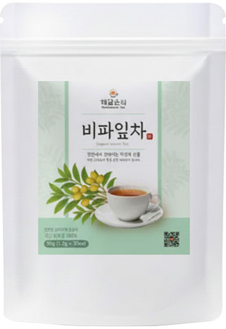 해담은티 비파잎차 생분해티백, 1.5g, 1개, 30개입