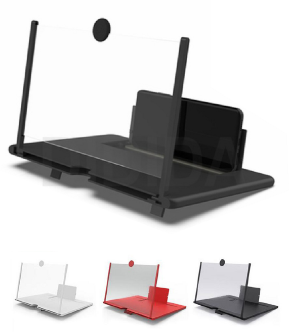 초간단 스마트폰 확대 스크린_10인치, 10인치(레드), 1개