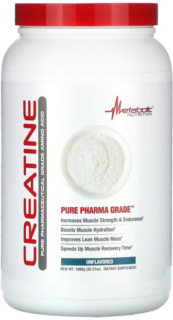 Metabolic Nutrition 메타볼릭 뉴트리션 크레아틴 3527 oz 1000 g 파우더 운동보충제, 1개, 1kg - 쿠팡