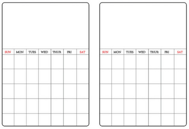 2매입 A3 냉장고 마그넷 칠판 자석 화이트 보드