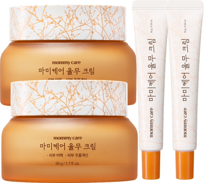 마미케어 한방 요철 피부결 율무크림 50g*2 + 15g*2 세트, 1세트