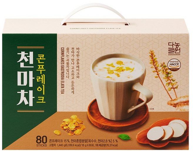 다농원 콘프레이크 천마차, 18g, 80개입, 1개