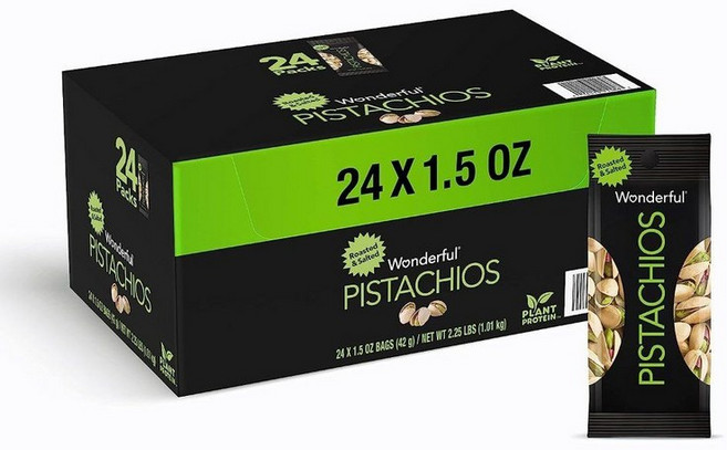 원더플 피스타치오 가염 두쫀쿠 미국산 구운 두바이 솔티드, 42g, 1