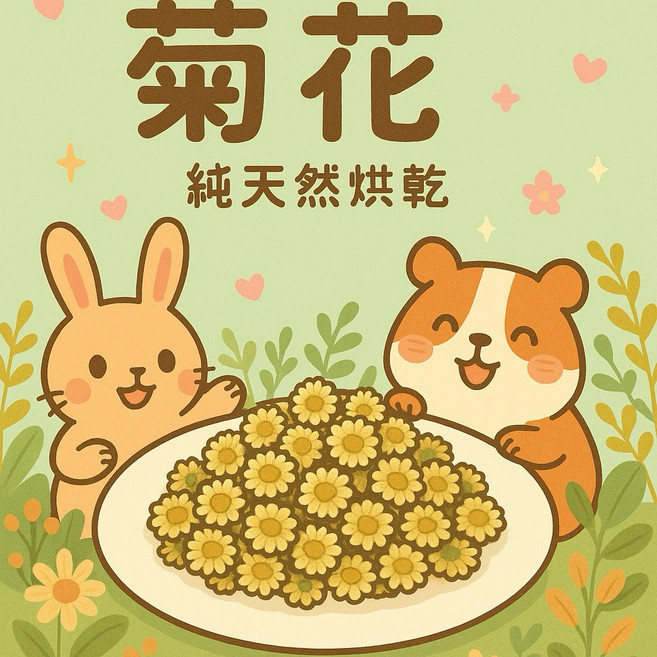 兔老爺 菊花保健花草, 1個, 10g