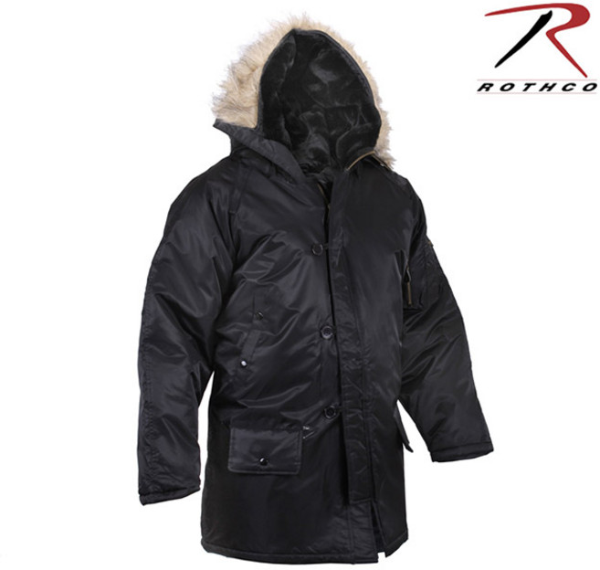 [로스코] N3B 스노클 파카 (블랙), 색상:01_블랙 / 사이즈:S