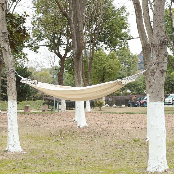 침대 흔들의자 그네 야외 캠핑해먹 로프 휴식 간편설치 그물망