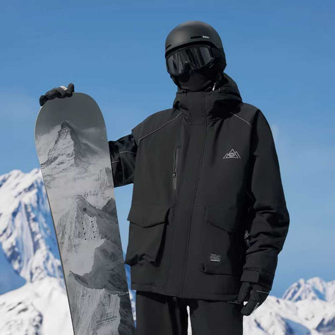 빅사이즈 스키복 5xl 방수 상하의 세트 패딩 남녀공용 퍼플