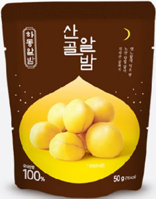 에코맘의산골이유식 산골 알밤, 1개, 50g