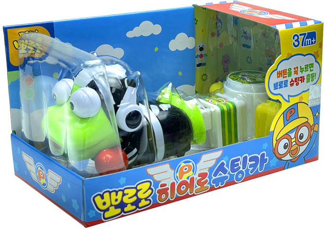 뽀로로 루피 크롱 히어로 슈팅카 미니카, 1개