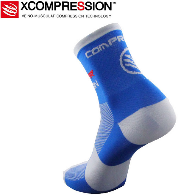 2017 새로운 사이클링 양말 고탄성 야외 스포츠 도로 자전거 양말 산악 자전거 양말에 대한 Wearproof 자전, M 38-44, 02 blue